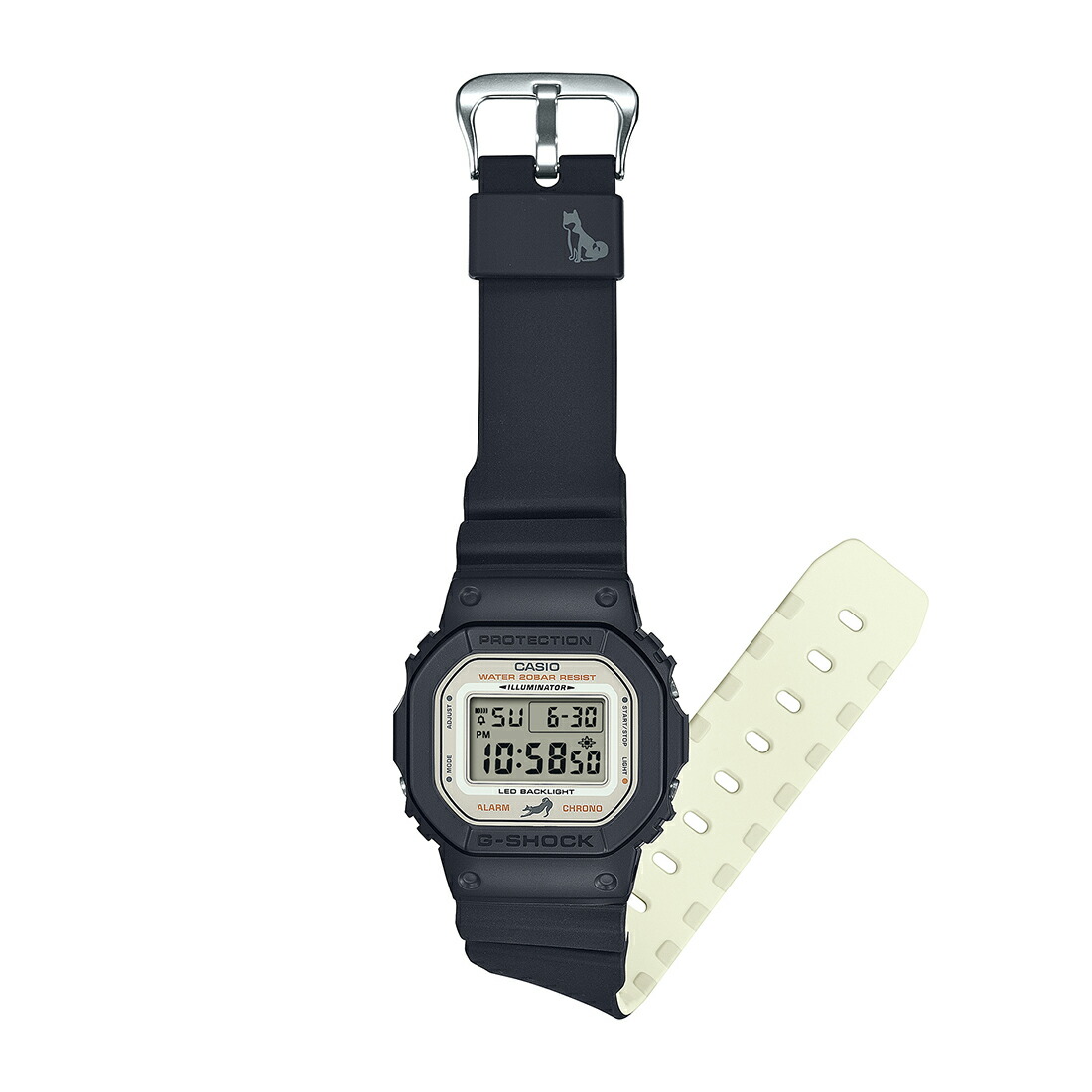 楽天市場】CASIO カシオ G-SHOCK Gショック 柴犬 DW-5600SHB-1JR : EYE