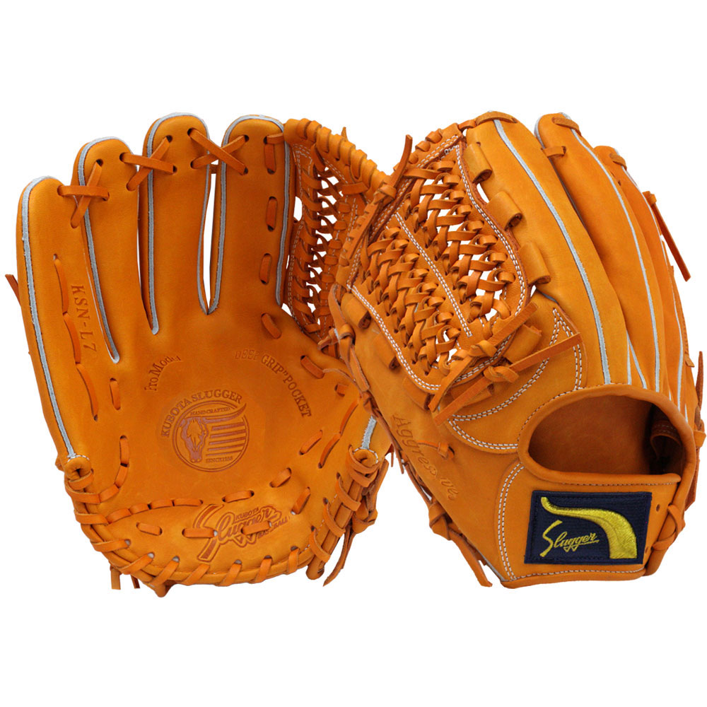 楽天市場】久保田スラッガー 軟式グローブ KSN-L7 KSオレンジ 投手