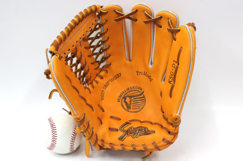 楽天市場】久保田スラッガー 硬式グローブ 内野手 KSG-D1 DPオレンジ
