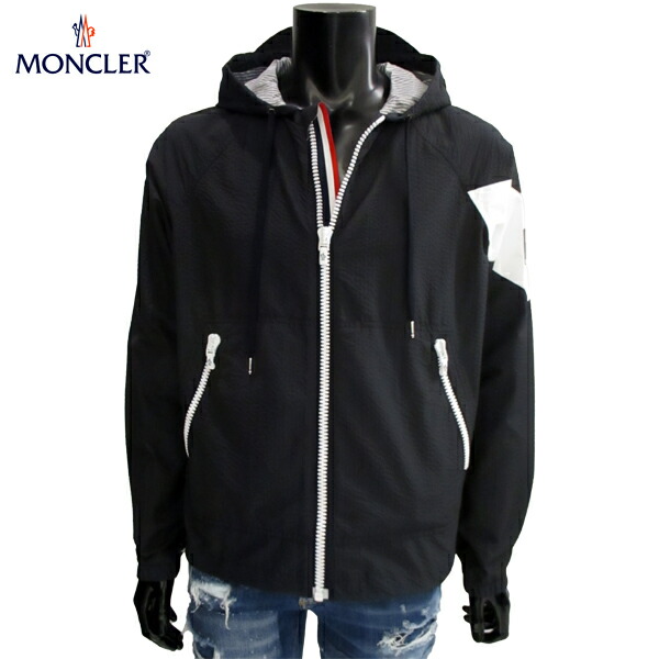 楽天市場】モンクレール MONCLER ナイロンパーカー 左袖ワッペン 白