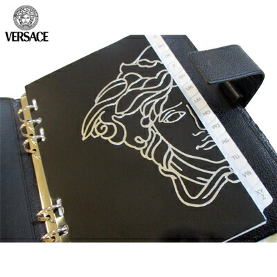 楽天市場】ヴェルサーチ VERSACE メンズ 手帳 カバー ノート