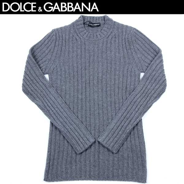 ドルガバ ヘンリーネックニット 46 シルク カシミア Dolce &