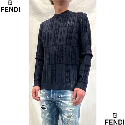 楽天市場】フェンディ FENDI セーター ニット メンズ トップス 全体FF