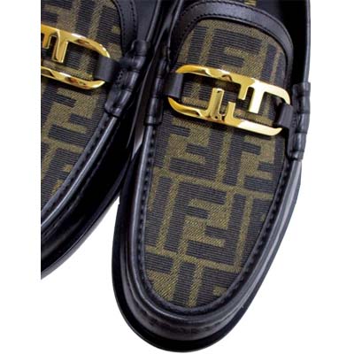 楽天市場】FENDI フェンディ ローファー 靴 メンズ シューズ FFロゴ