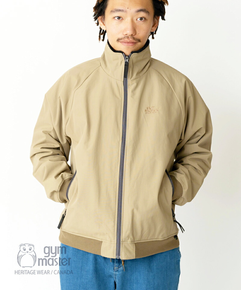 楽天市場】gym master 公式 リバーシブルタスロンxボアスタンドJKT