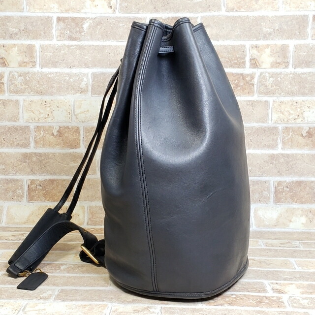 楽天市場】【中古品】オールドコーチ USA製 レザー 巾着 ワン