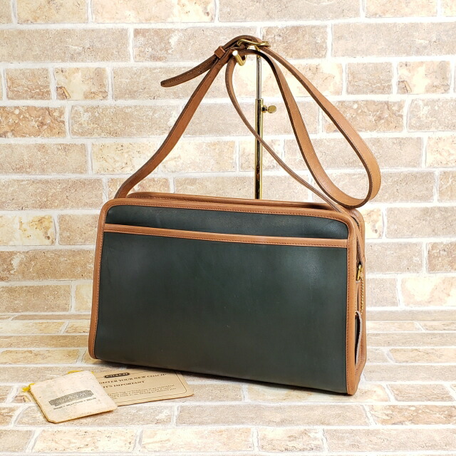 楽天市場】【中古品】オールドコーチ USA製 レザー スクエア