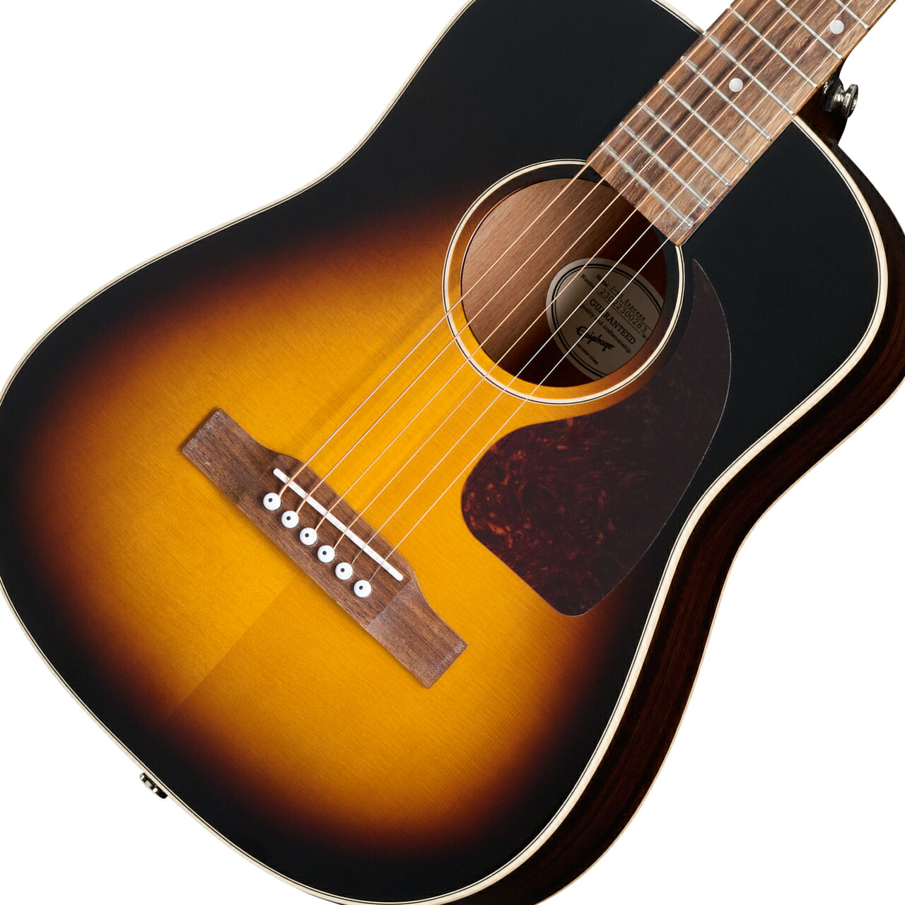 楽天市場】Epiphone エピフォン J-45 Express Vintage Sunburst ミニ