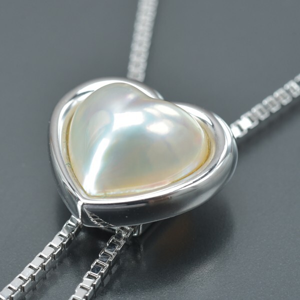 楽天市場】極美品 TASAKI 田崎真珠 ハート マベパール ネックレス