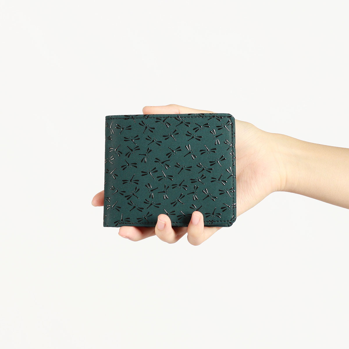 楽天市場】ノベルティ付 印傳屋 二つ折り財布 とんぼ 財布 レディース