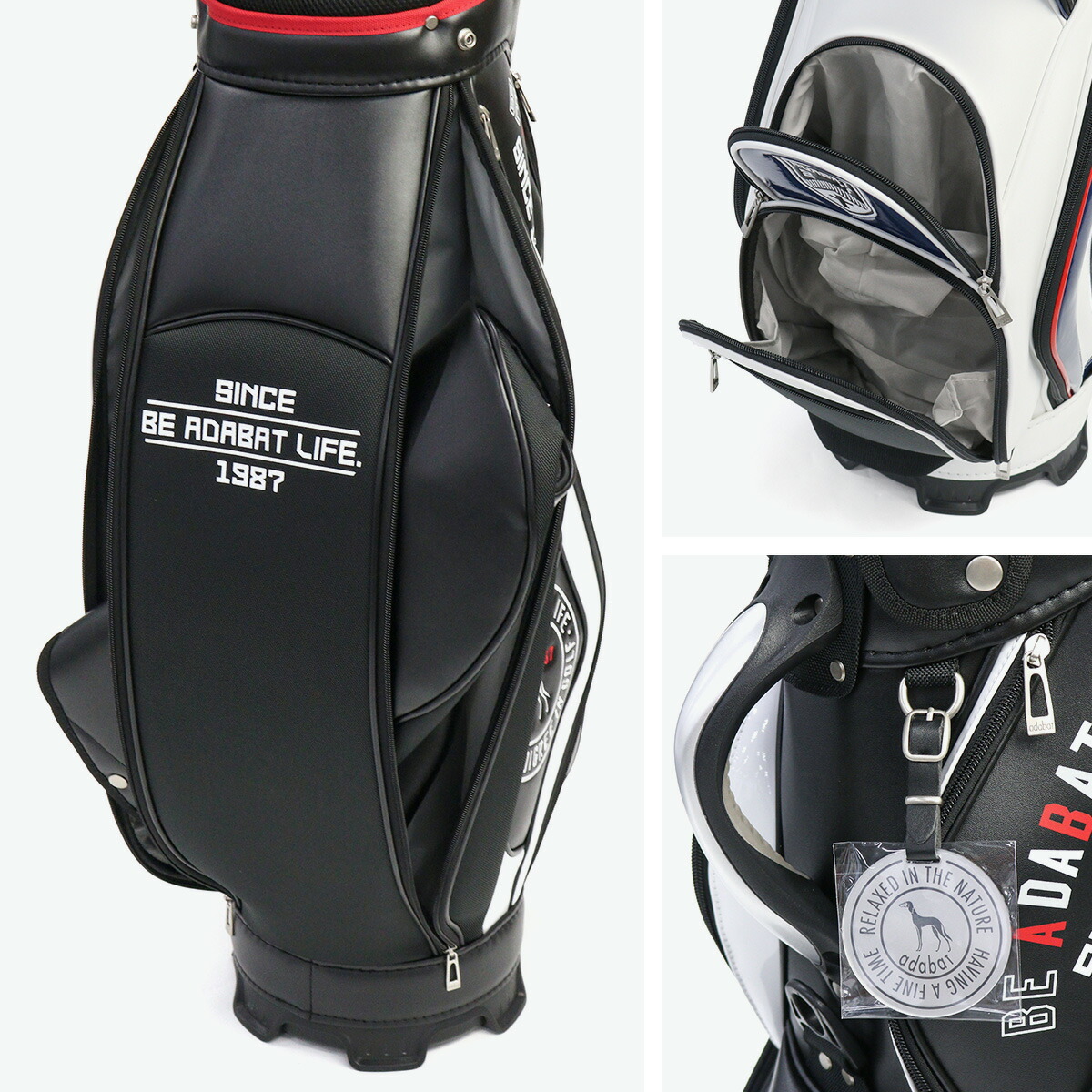 楽天市場】アダバット キャディバッグ メンズ レディース 軽量 軽い