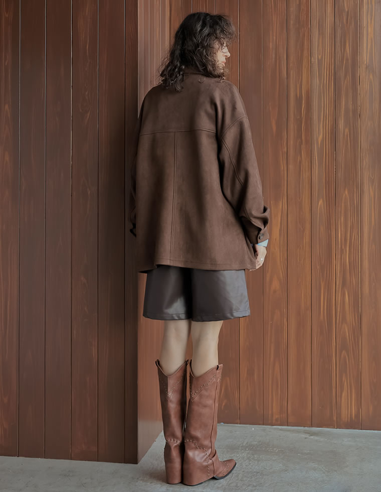 楽天市場】【全品MAX1,500円OFFクーポン】フェイクレザータックハーフ