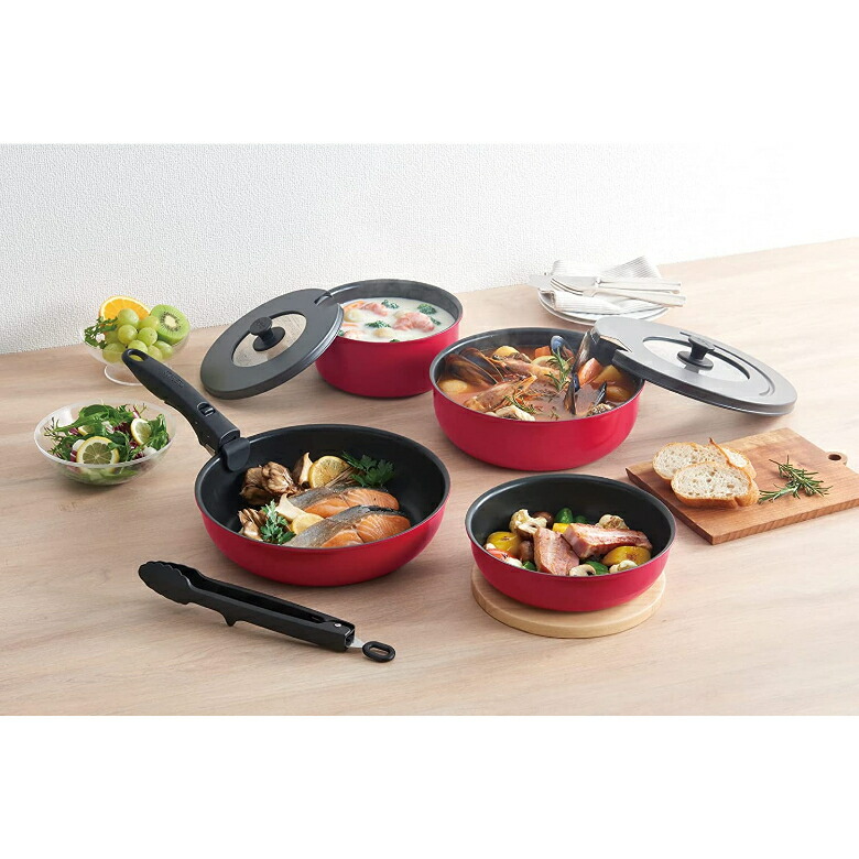 楽天市場】【特別価格】サーモス IHセット 取っ手のとれるフライパン9