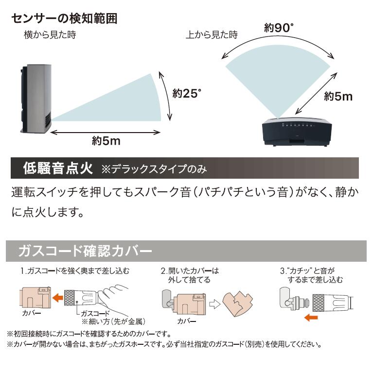 楽天市場】NORITZ ノーリツ ガスファンヒーター StandardType