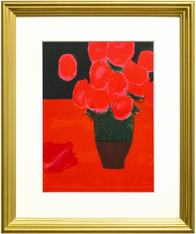 楽天市場】ベルナール ・ カトラン 「 花 」 リトグラフ ( 石版画 )＋