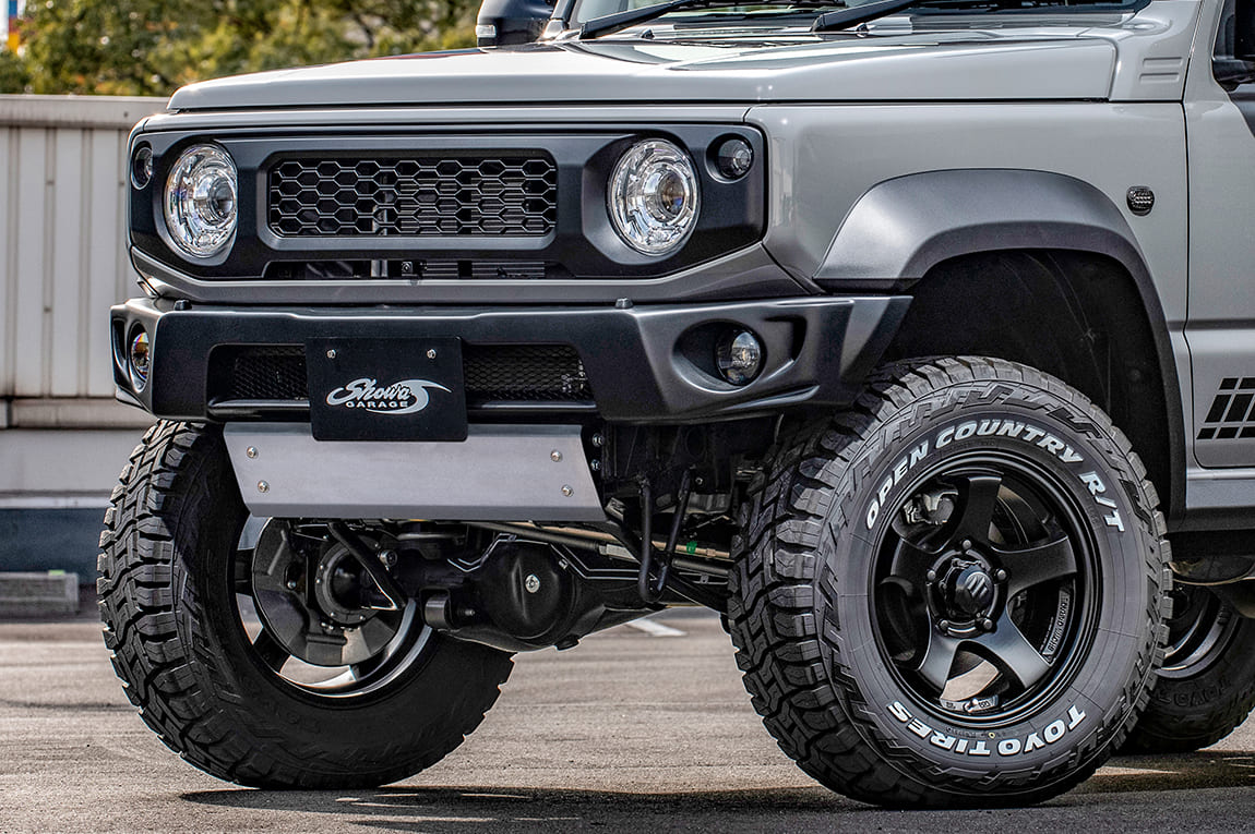 楽天市場】ショウワガレージ スキッドプレート シルバー ジムニー