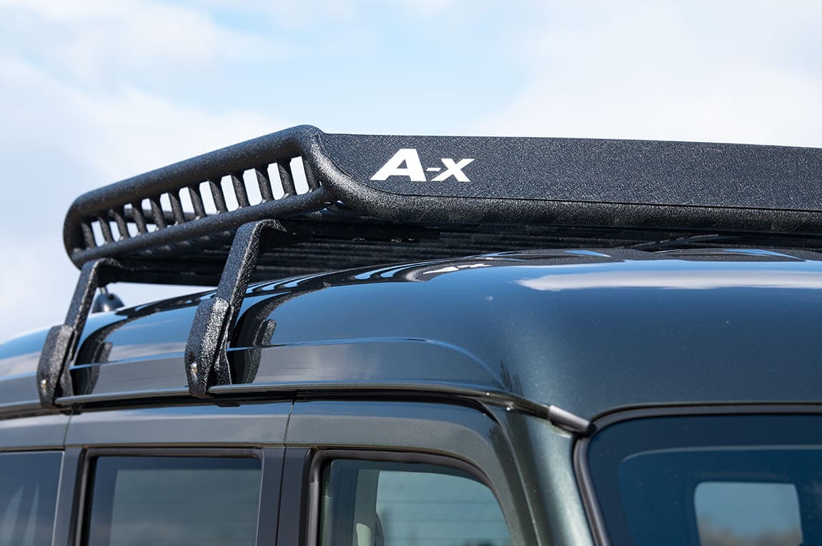 楽天市場】ショウワガレージ ルーフラック フット付 ハイルーフ用 M