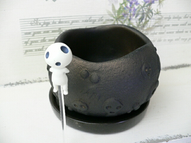 楽天市場】ジブリプランター「もののけ姫 こだまガジュマルの森」皿付