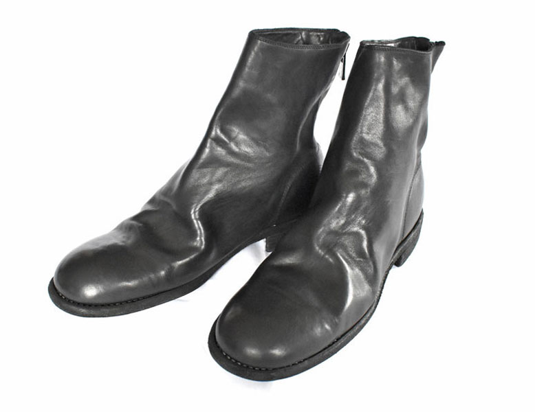楽天市場】GUIDI グイディ BACK ZIP BOOT SOLE LEATER/バックジップ