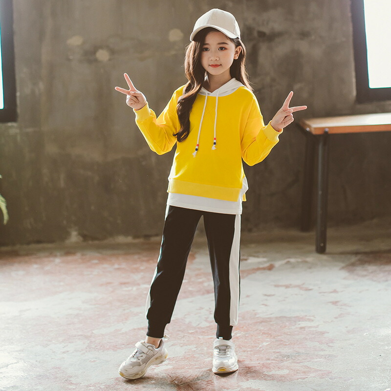 楽天市場】韓国子供服 2点セット カジュアル ナチュラル パーカー