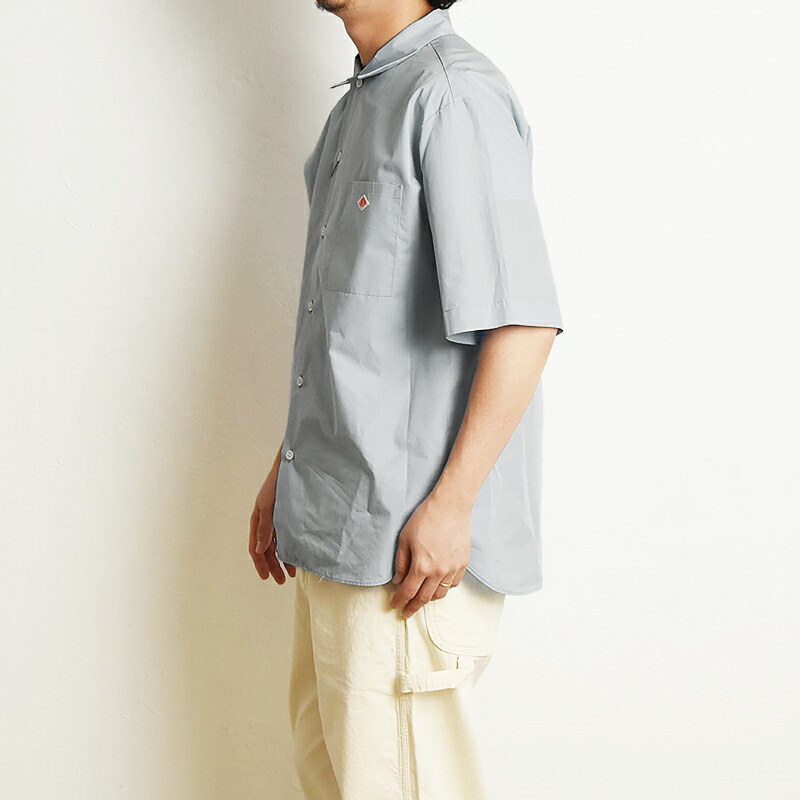 楽天市場】DANTON ダントン コットンポプリン 半袖 ワイドシャツ