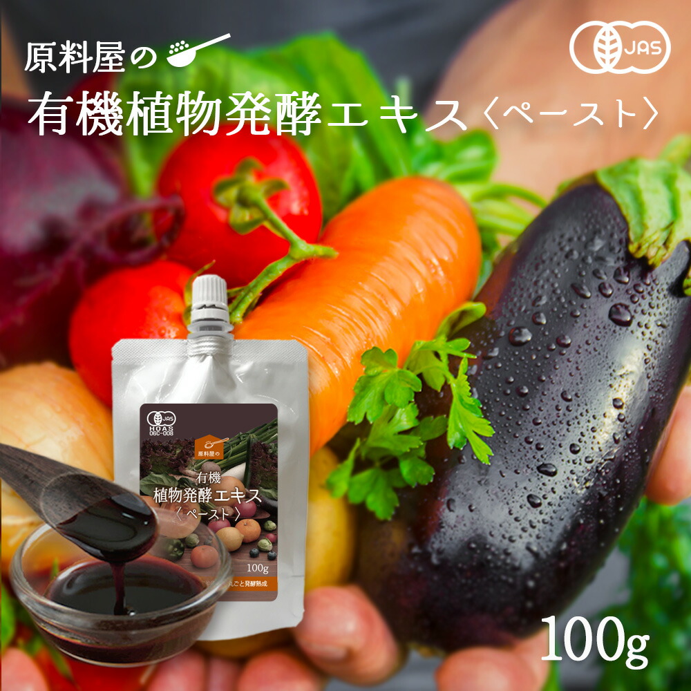 楽天市場】有機 オーガニック 植物発酵エキス ペースト 1袋 100g 約33