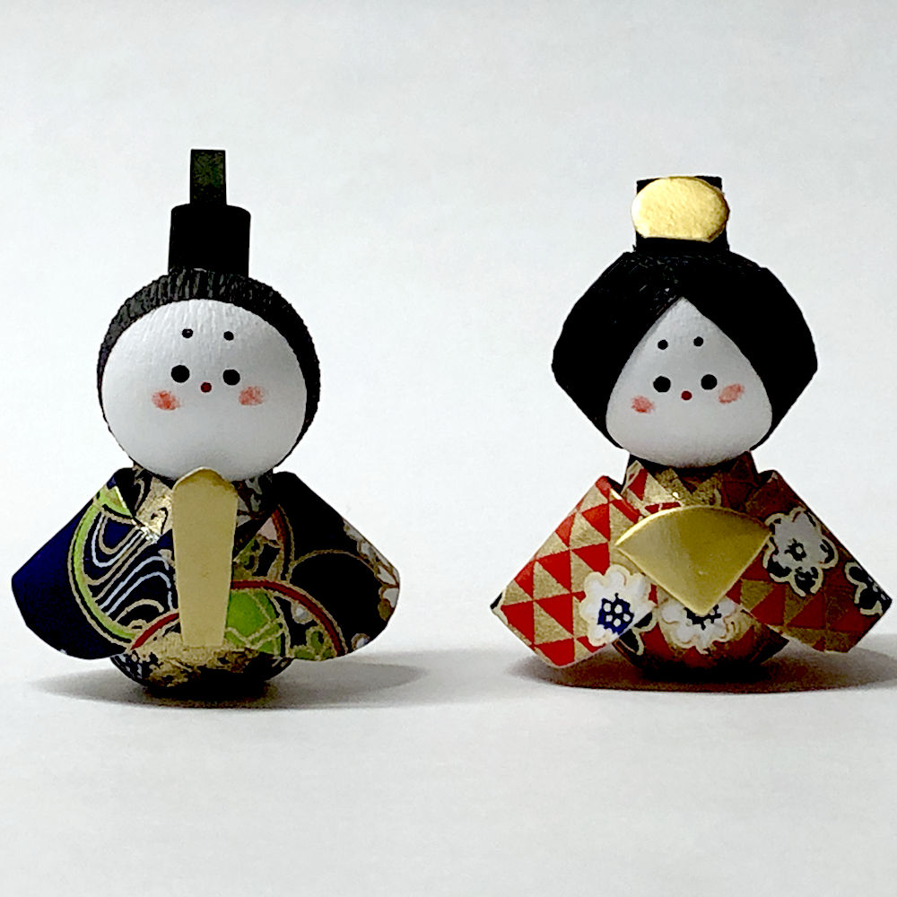 楽天市場】起き上がりこぼし人形 お雛様セット（お内裏様とお雛様