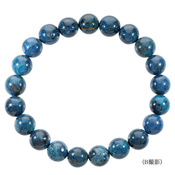楽天市場】クリソコラ シャッタカイト ブレスレット 9mm 17.5cm メンズ