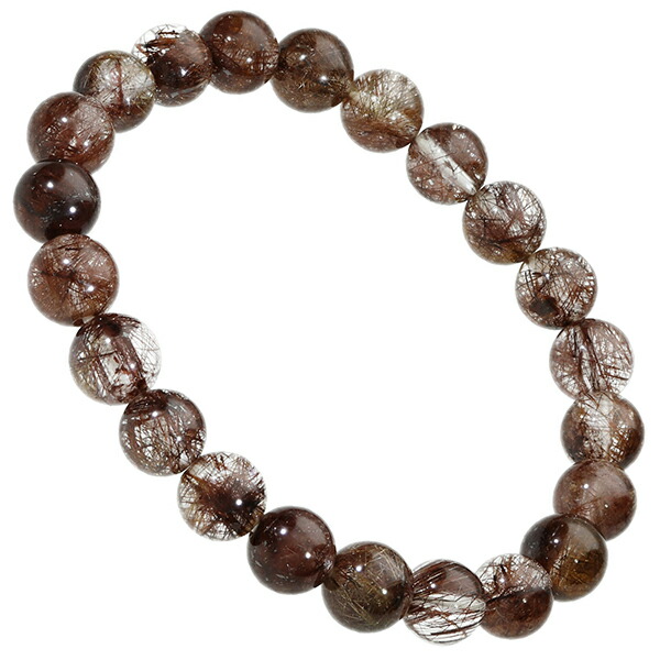 楽天市場】レッドルチル ブレスレット 8mm 16.5cm レディースS サイズ