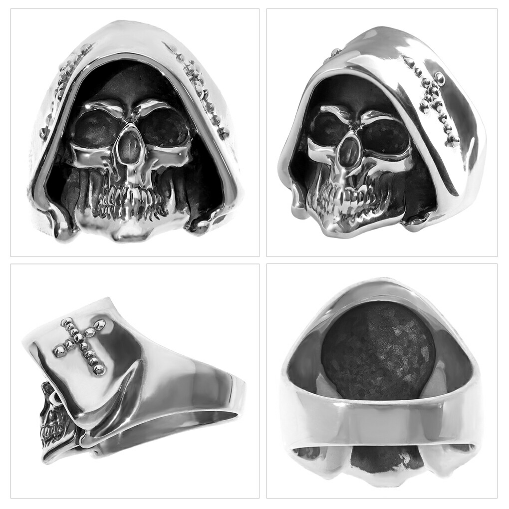 楽天市場】Catalonia 死神 デス スカル シルバーリング 11〜27号