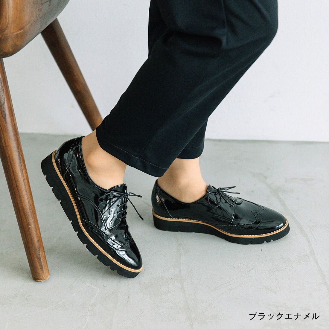 楽天市場】フラット 晴雨兼用 レースアップ オフィス 通勤 楽ちん 歩き