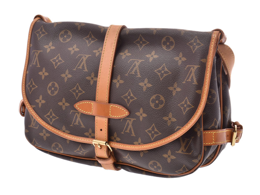 楽天市場】ルイヴィトン モノグラム ソミュール30 ブラウン M42256