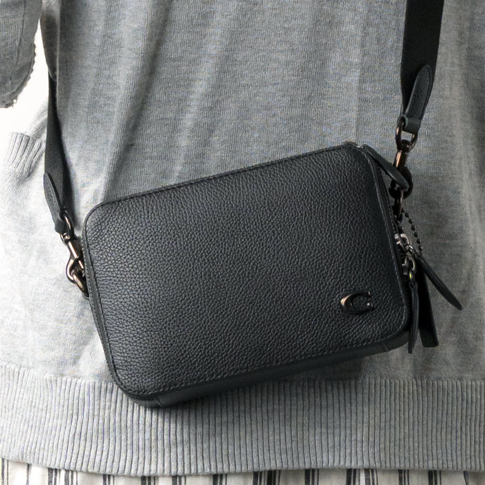 楽天市場】COACH コーチ ショルダーバッグ チャーター CR782 BLK