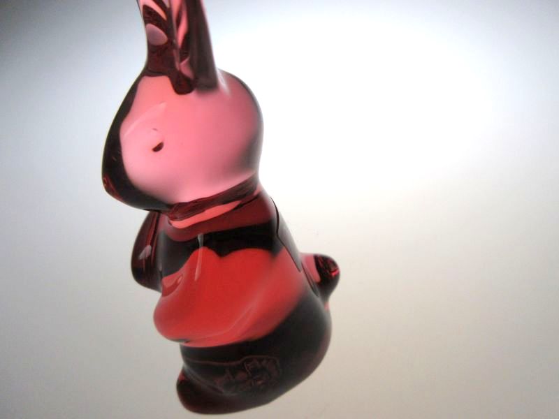 楽天市場】バカラ フィギュリン ○ ウサギ うさぎ ラビット 赤