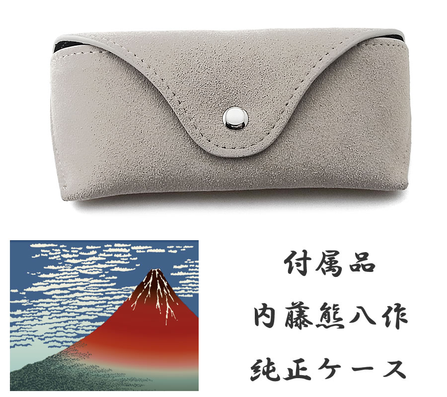 楽天市場】内藤熊八作 眼鏡 N-312 col.1 スクエア めがね クラシック