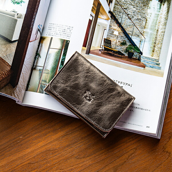 楽天市場】イルビゾンテ Il Bisonte 名刺入れ カードケース C0470 P