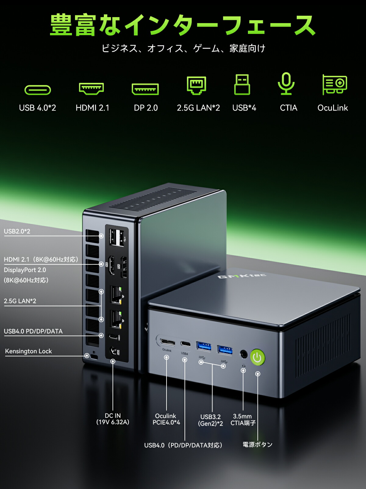 楽天市場】【クーポンで73,990円】GMKtec ミニpc M7 Ultra【AMD Ryzen