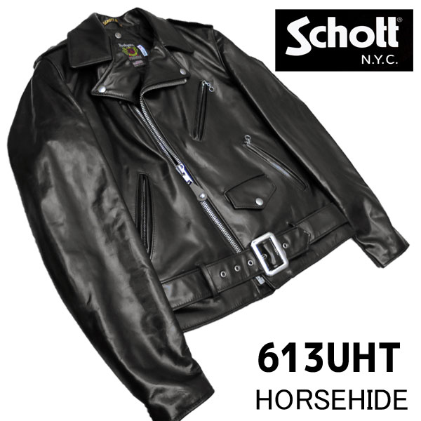 楽天市場】SCHOTT 613UHT HORSEHIDE ONESTAR TALL 7825950018 ホース