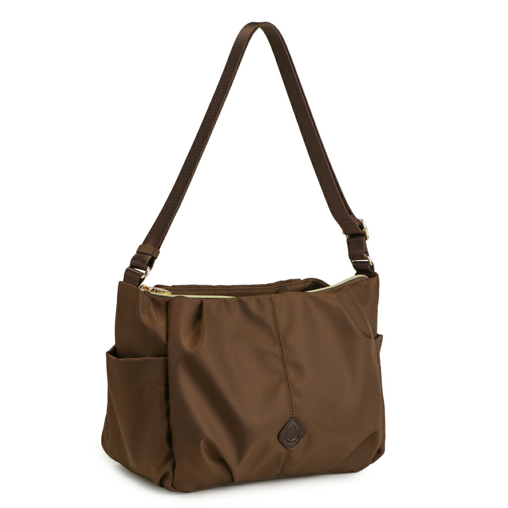 楽天市場】ナイロン ショルダーバッグ（カラーブラウン）（バッグ