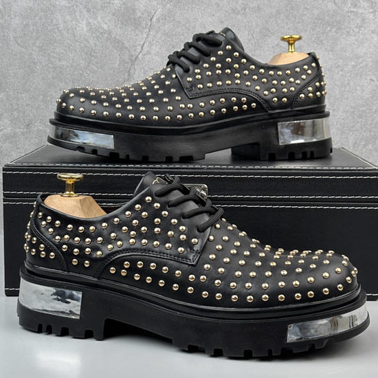 楽天市場】スタッズシューズ メンズ モード系 ポストマンシューズ