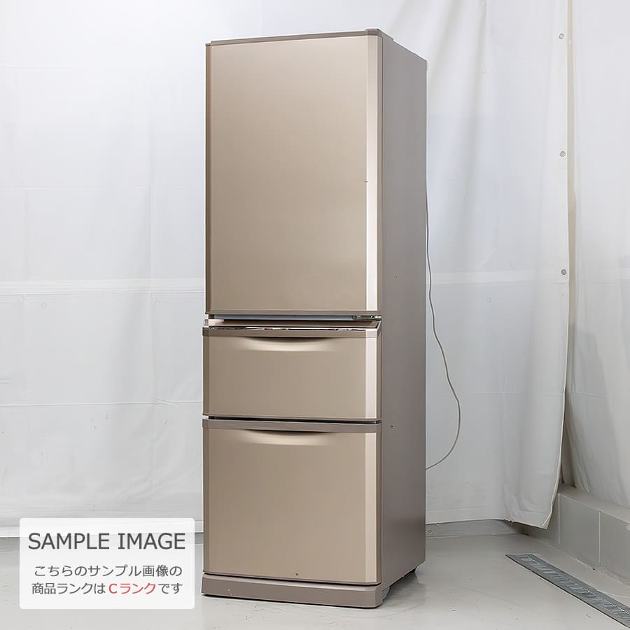 楽天市場】【中古/屋内搬入付き】 三菱 3ドア冷蔵庫 370L 60日保証 MR