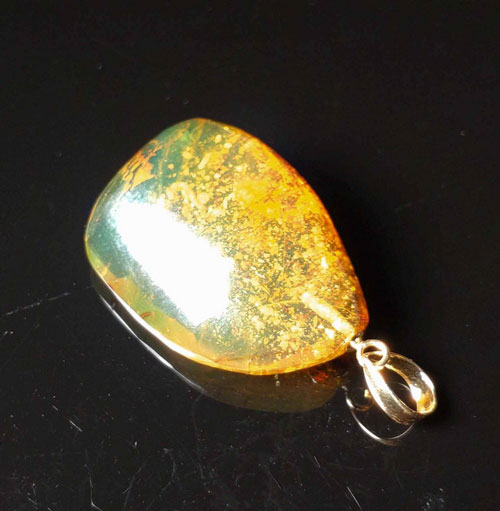 楽天市場】化石 虫入り琥珀 ネックレス ペンダントトップ 蜘蛛 気泡