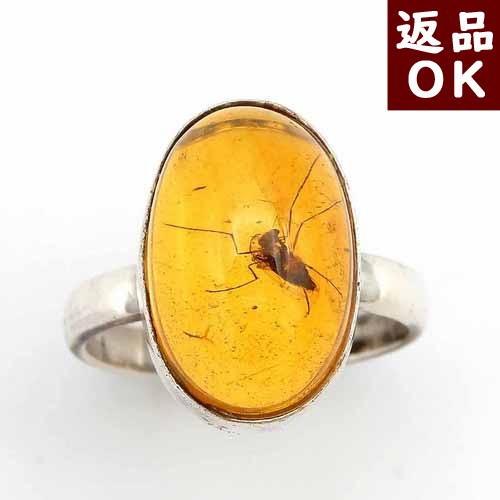 楽天市場】琥珀 リング 指輪 蚊 イエローアンバー ハニーバルト産 虫