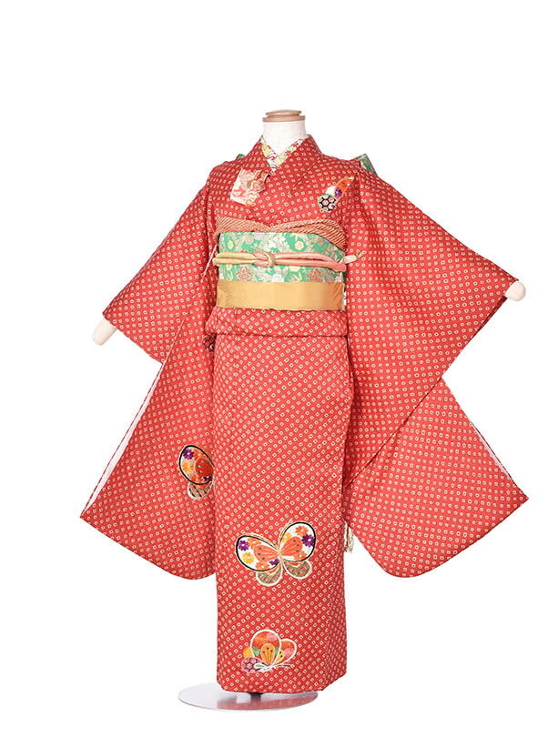 楽天市場】総絞り 着物 赤の通販