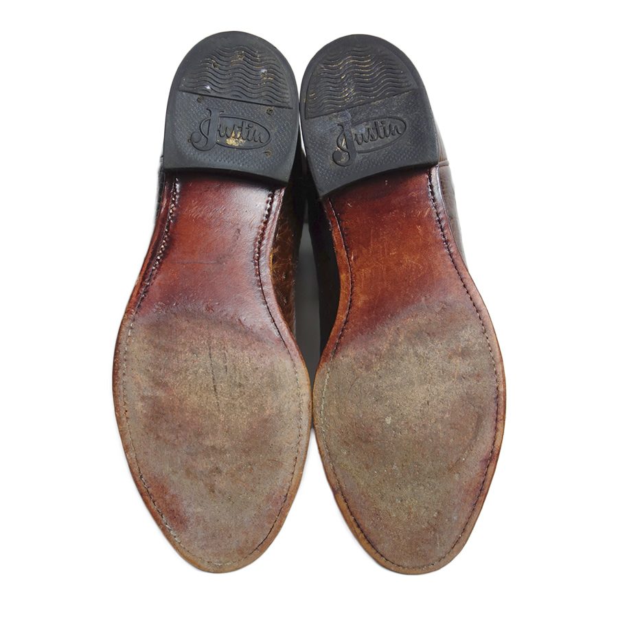 楽天市場】【中古】 アメリカ製 Justin オーストリッチ 本革