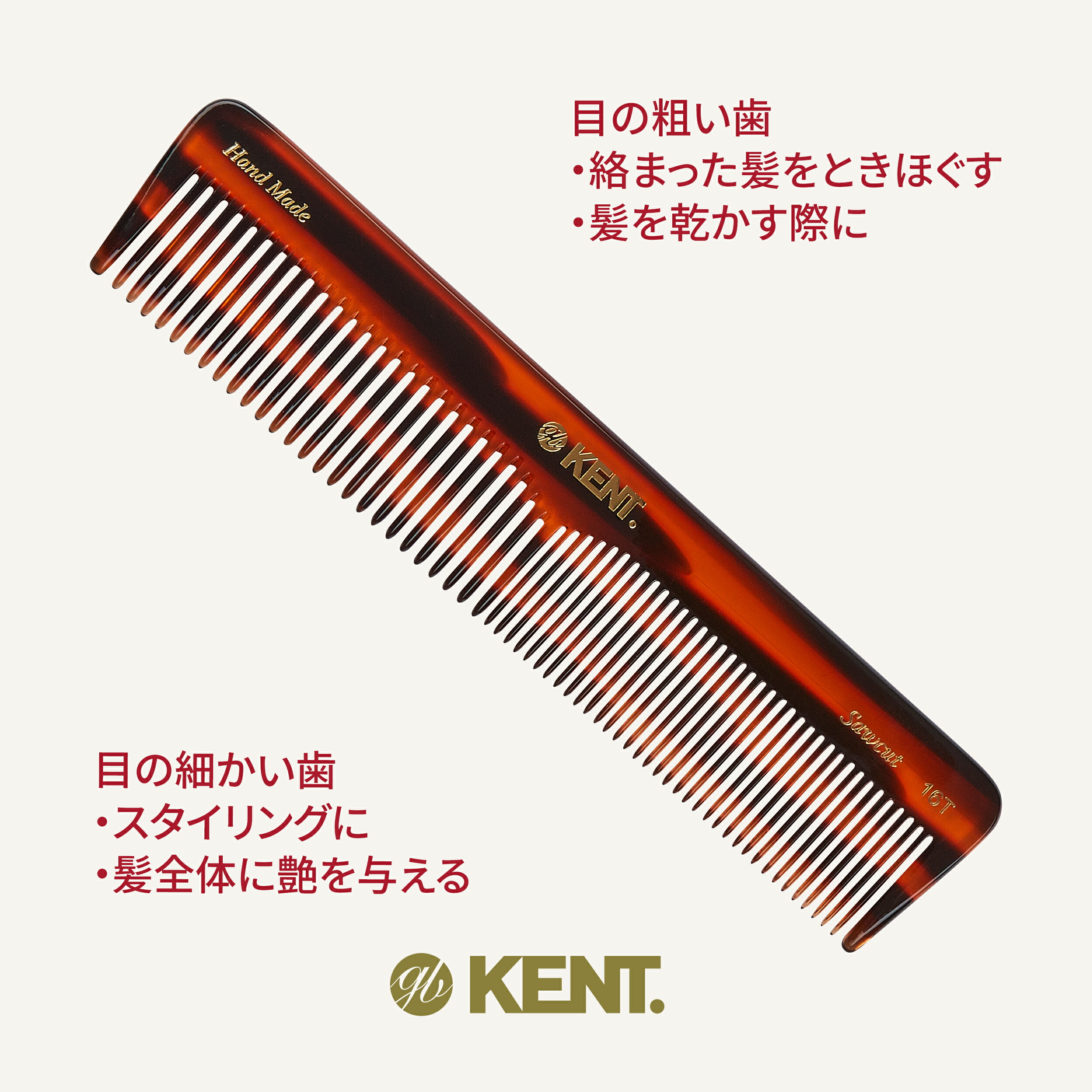 楽天市場】【GB KENT 公式】ケント 高級 ハンドメイドヘアコーム 英国