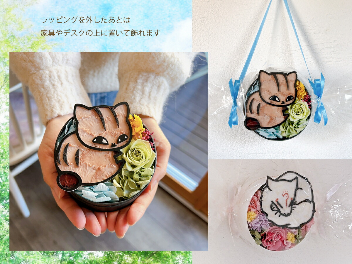 楽天市場】「夏目友人帳」 プリザーブドフラワー ニャンコ先生 母の日