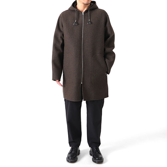 楽天市場】[SALE] MARNI マルニ ウール ジップアップ フーデッドコート