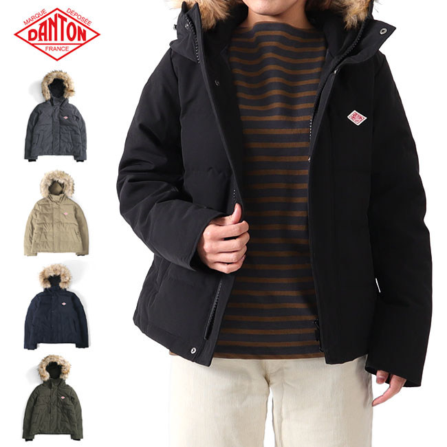 楽天市場】DANTON ダントン ファー付 キルティング ショートダウン