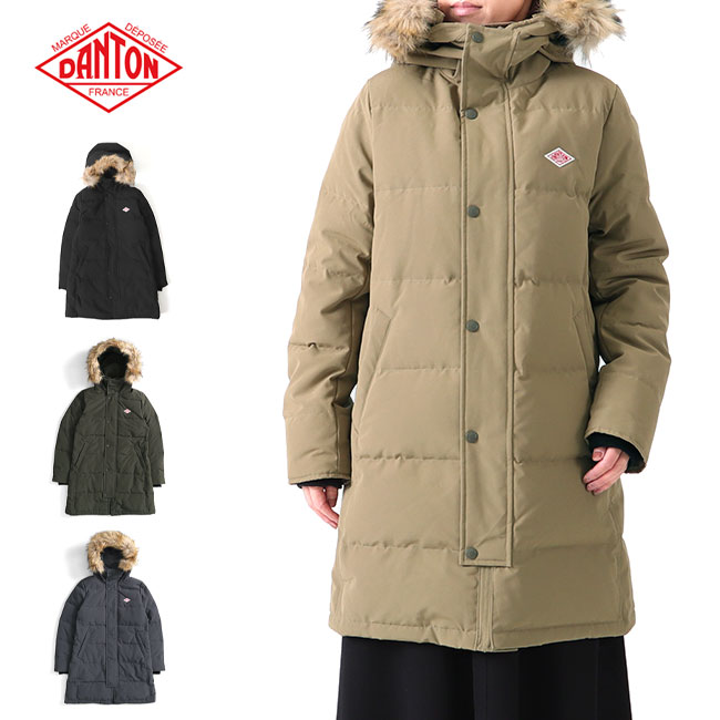 楽天市場】DANTON ダントン ファー付き キルトダウンコート DT-A0006